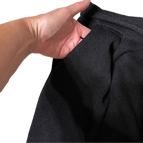 St. John By Marie Gray Santana Double Breast Blazer Pant Suit Set Black Size 10 - Picture 4 of 9